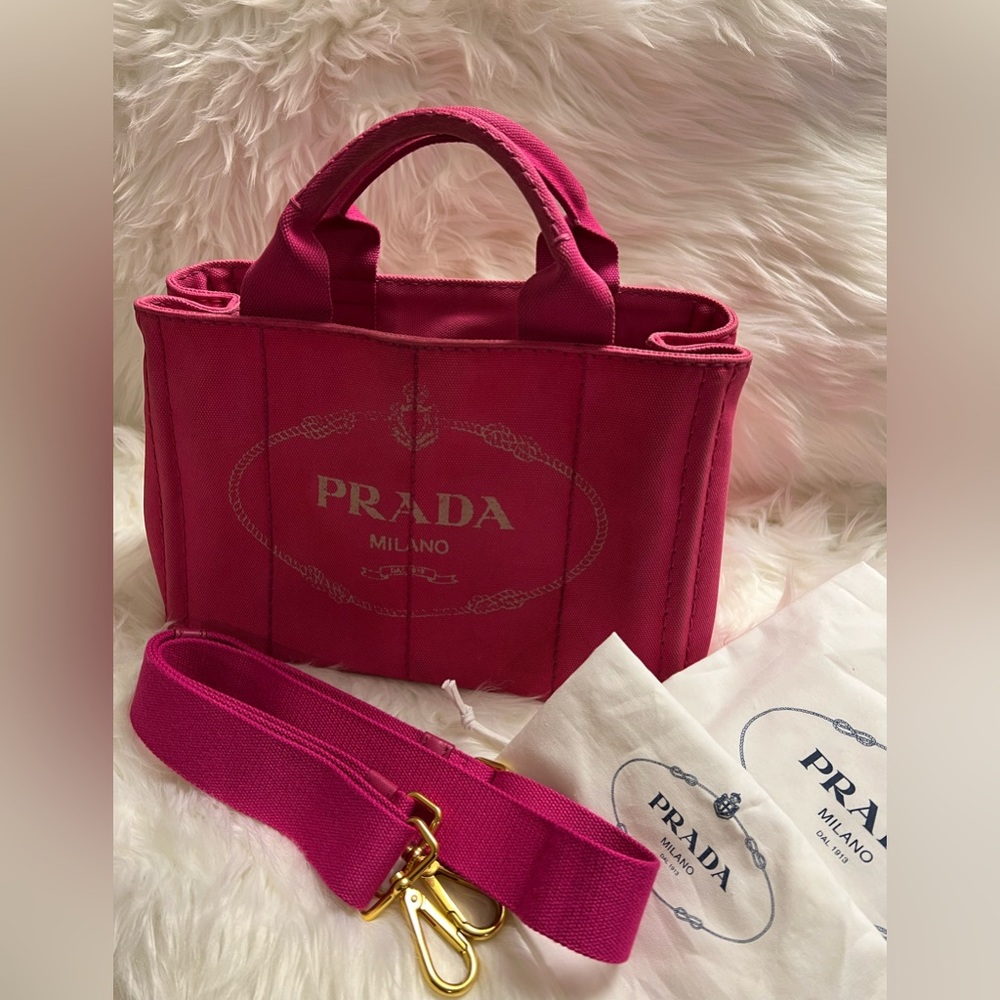 Prada Canapa Pink Authentic